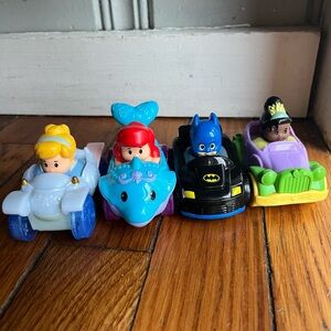 Vintage 2013 Little People Princess Cars Fisher Price Wheelies